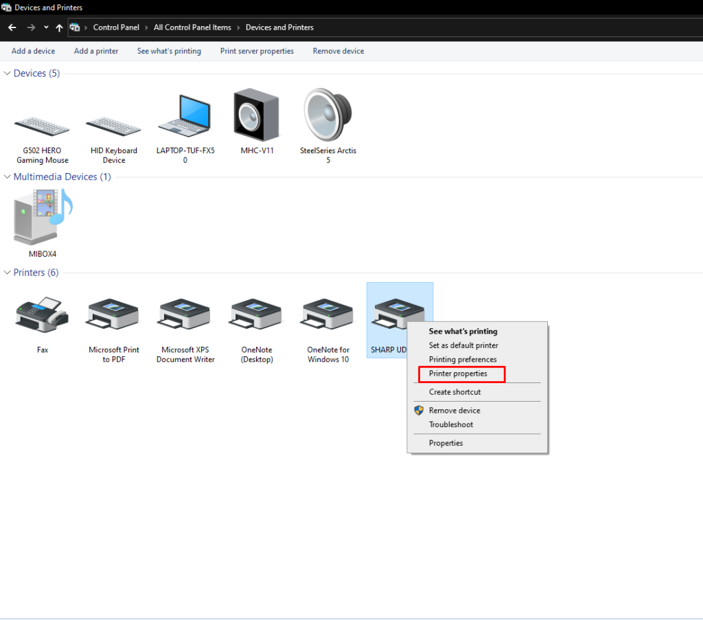 After replacing router, I cannot print on MFP. (Check IP) FAQs